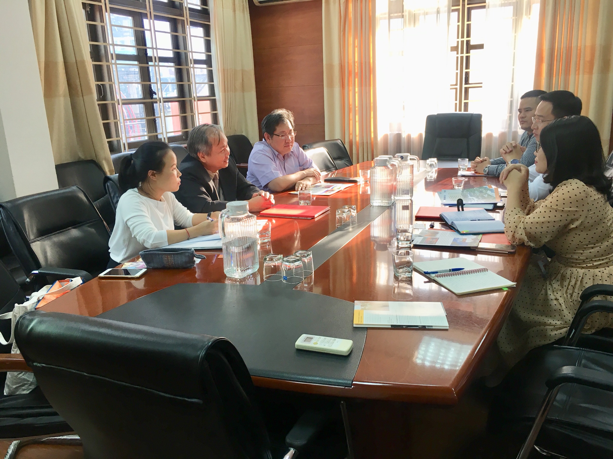 The two sides discussed strengths and cooperation directions.