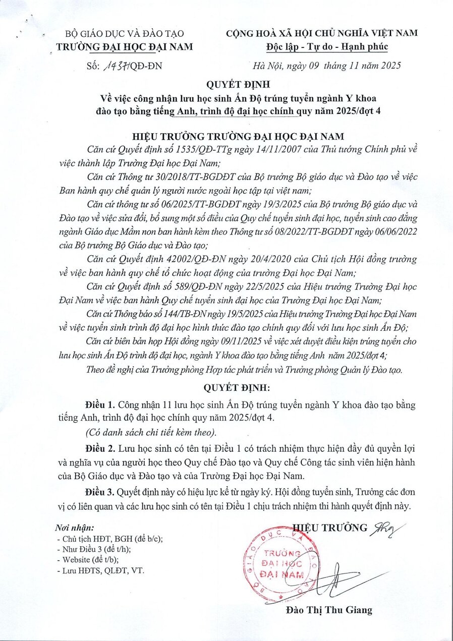 Công nhận lưu học sinh Ấn Độ trúng tuyển ngành Y khoa đào tạo bằng tiếng Anh 2025.đợt 4_0001-1.jpg